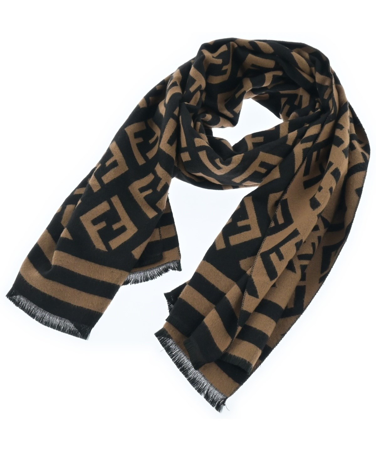 FENDI（フェンディ）ストール 茶 サイズ:- レディース