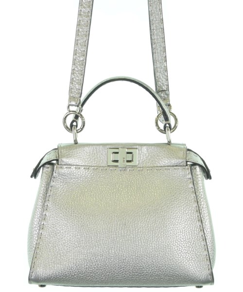 FENDI（フェンディ）ハンドバッグ シルバー サイズ:- レディース/2200621411447