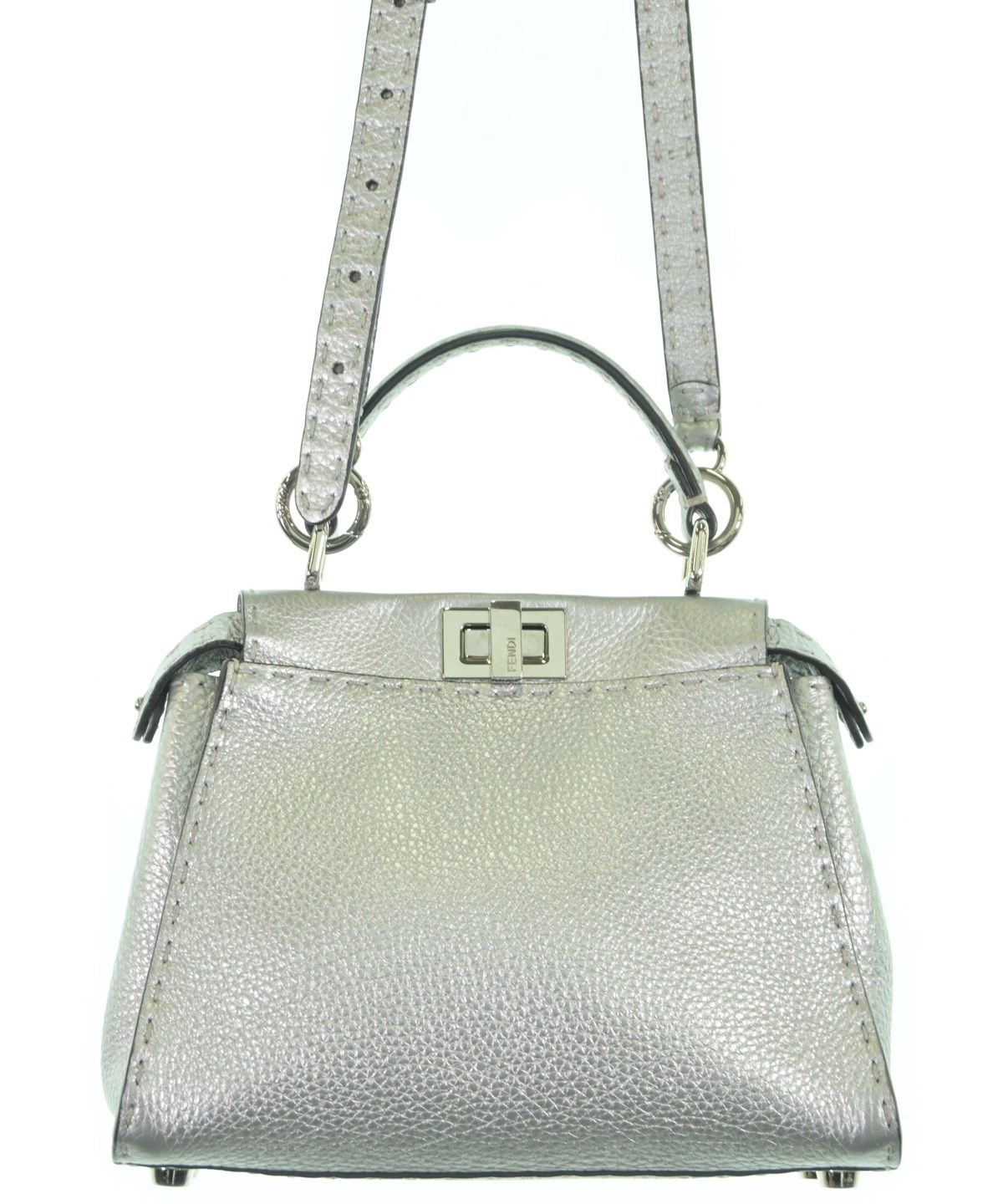 FENDI（フェンディ）ハンドバッグ シルバー サイズ:- レディース