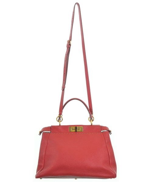 FENDI（フェンディ）ハンドバッグ 赤 サイズ:- レディース/2200627238017