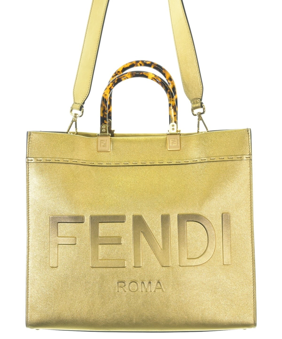 FENDI（フェンディ）トートバッグ ゴールド サイズ:- レディース