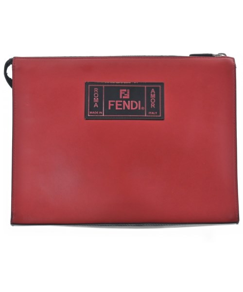 FENDI（フェンディ）クラッチバッグ 赤 サイズ:- レディース/2200611688026