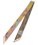 FENDI（フェンディ）バンダナ・スカーフ 黄 サイズ:- レディース/2200617112303