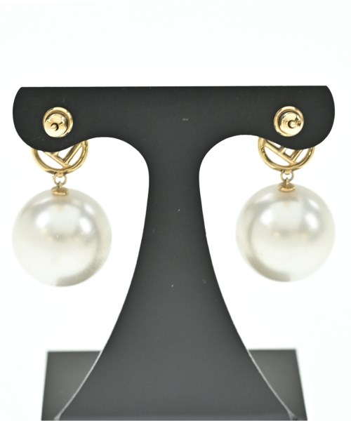 FENDI（フェンディ）ピアス 白 サイズ:- レディース/2200619975074