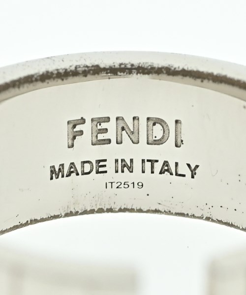 FENDI（フェンディ）リング シルバー サイズ:M(21号位) レディース/2200602622039