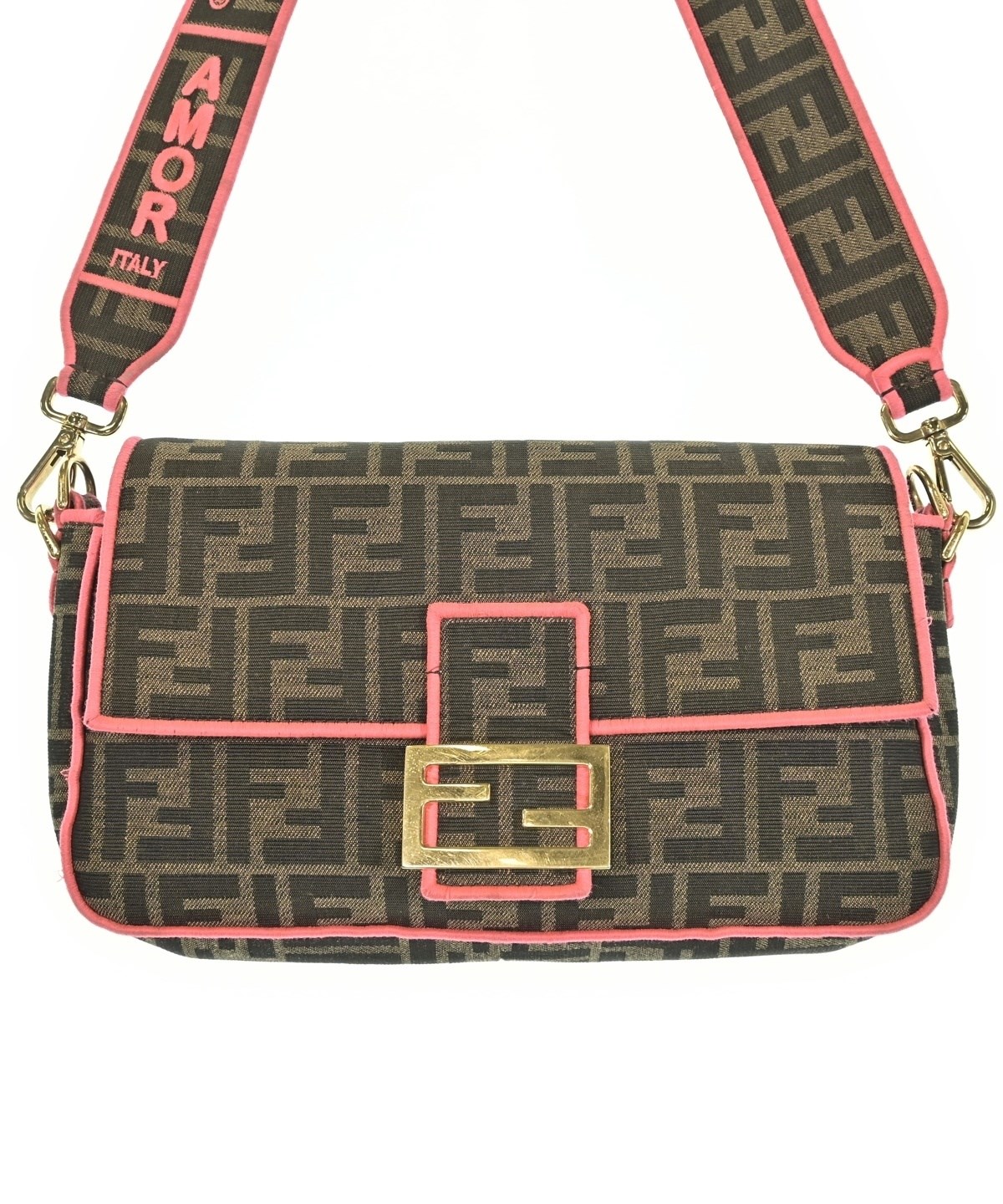 FENDI（フェンディ）ショルダーバッグ カーキ サイズ:- レディース