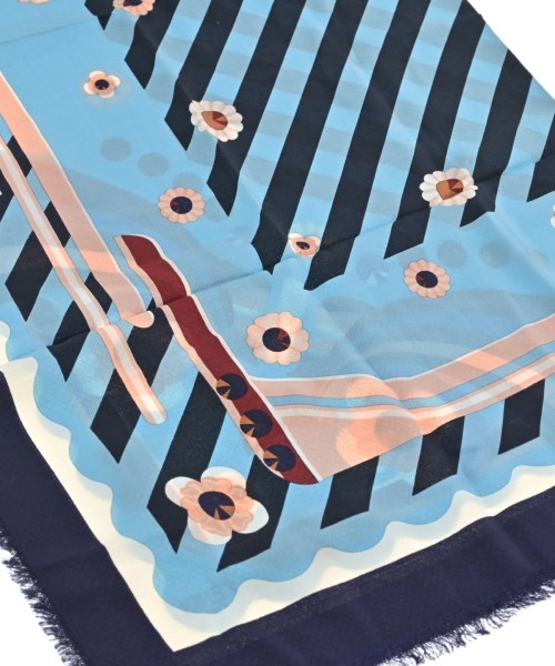 FENDI（フェンディ）バンダナ・スカーフ 紺 サイズ:- レディース/2200655075349