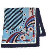 FENDI（フェンディ）バンダナ・スカーフ 紺 サイズ:- レディース/2200655075349