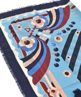 FENDI（フェンディ）バンダナ・スカーフ 紺 サイズ:- レディース/2200655075349