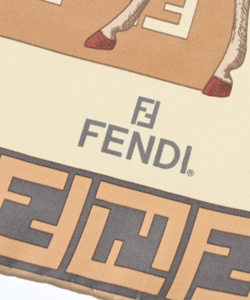 FENDI（フェンディ）バンダナ・スカーフ ベージュ サイズ:- レディース/2200659554048