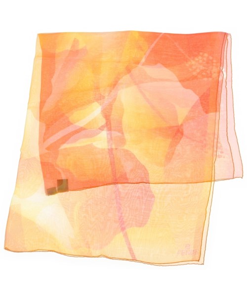 FENDI(フェンディ)バンダナ・スカーフ オレンジ サイズ:-/2200645240092