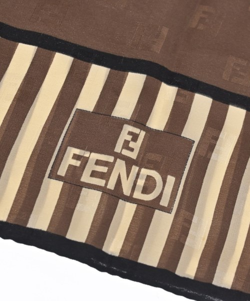 FENDI（フェンディ）バンダナ・スカーフ 茶 サイズ:- レディース/2200653069081
