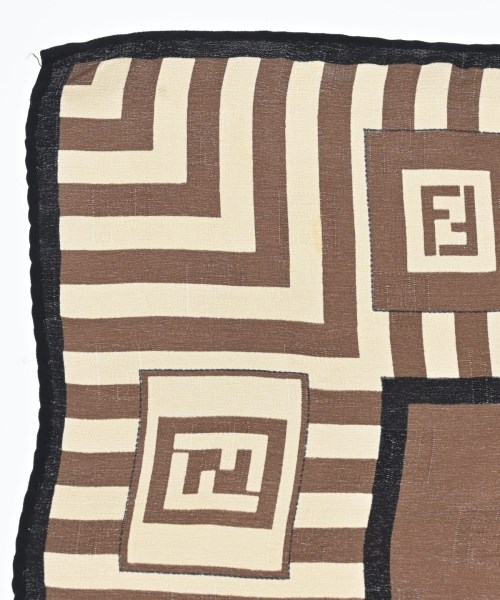 FENDI（フェンディ）バンダナ・スカーフ 茶 サイズ:- レディース/2200653069081