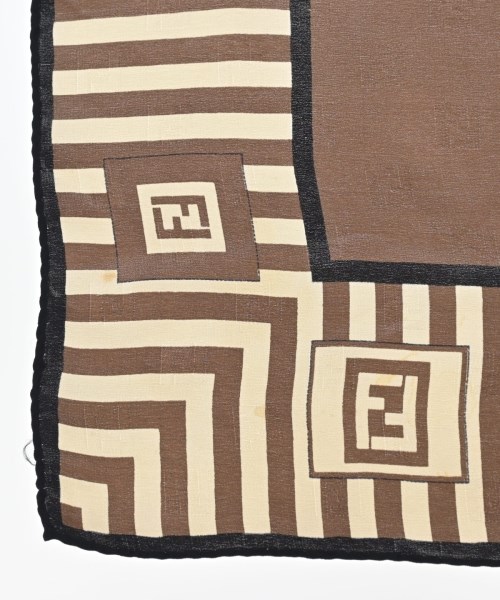FENDI（フェンディ）バンダナ・スカーフ 茶 サイズ:- レディース/2200653069081