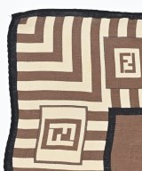 FENDI（フェンディ）バンダナ・スカーフ 茶 サイズ:- レディース/2200653069081