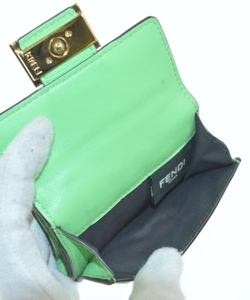 FENDI（フェンディ）財布・コインケース 緑 サイズ:- レディース/2200668398909