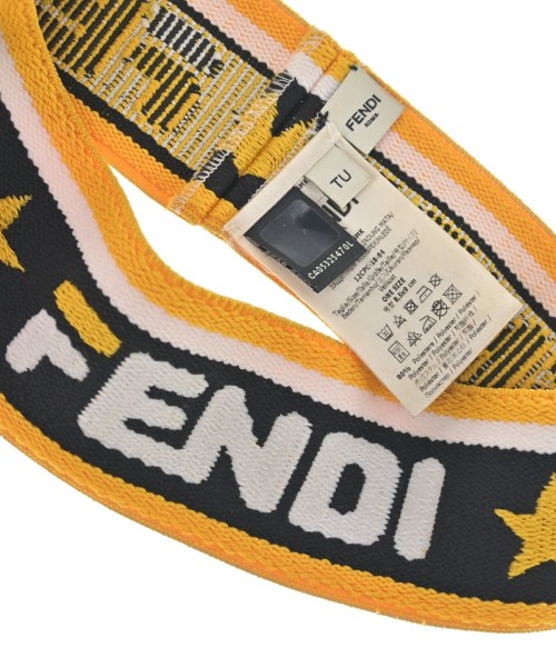 FENDI（フェンディ）ヘアアクセサリー 黄 サイズ:TU レディース/2200670058112