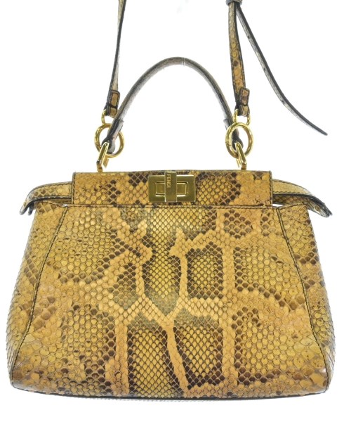 FENDI（フェンディ）ハンドバッグ 黄 サイズ:- レディース/2200725631123