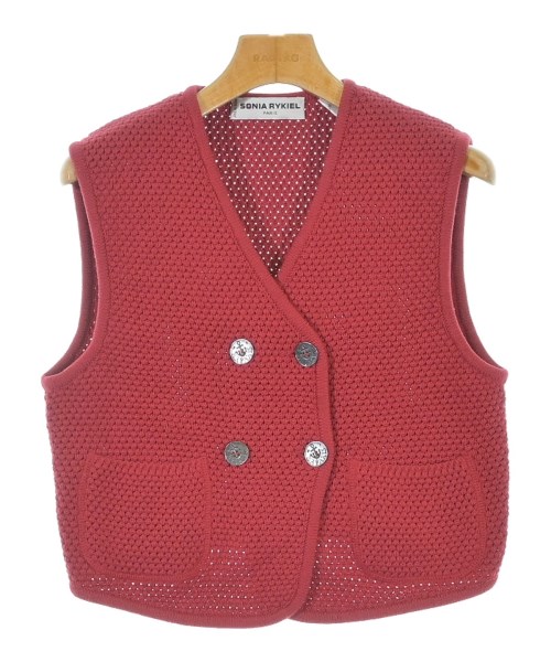 SONIA RYKIEL(ソニアリキエル)ベスト 赤 サイズ:38(S位)/2200625163755