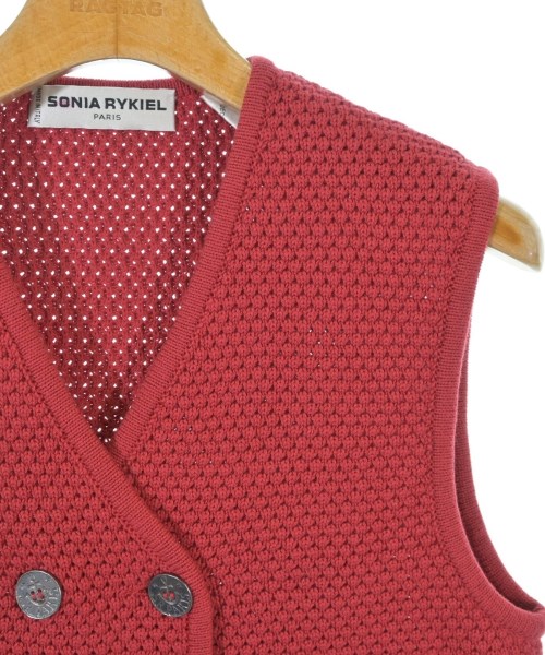 SONIA RYKIEL（ソニアリキエル）ベスト 赤 サイズ:38(S位) レディース/2200625163755