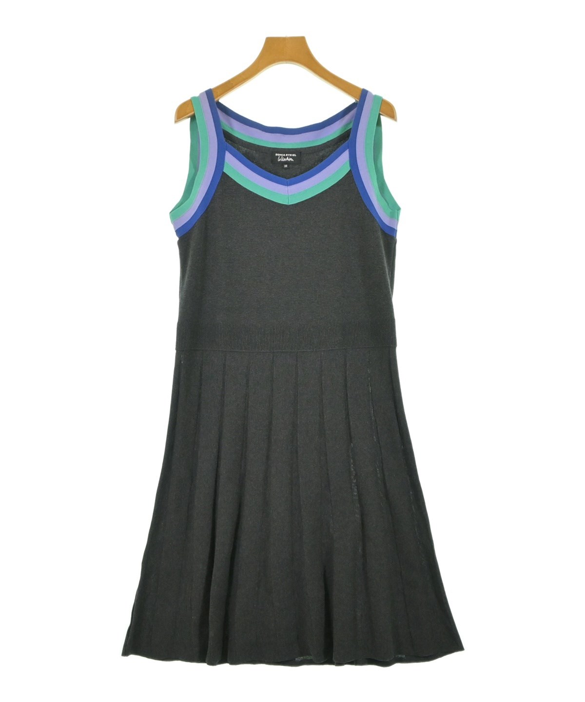 SONIA RYKIELソニアリキエル 緑ワンピース SONIA RYKIELソニアリキエル 緑ワンピース