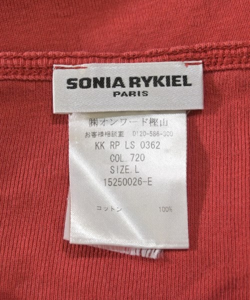 SONIA RYKIEL（ソニアリキエル）Tシャツ・カットソー 赤 サイズ:L レディース/2200604954213
