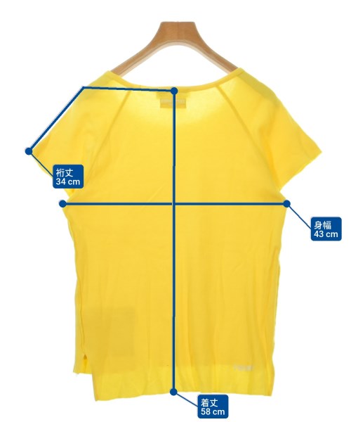 SONIA RYKIEL（ソニアリキエル）Tシャツ・カットソー 黄 サイズ:XL レディース/2200604954244