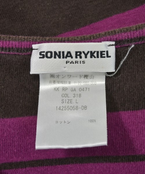 SONIA RYKIEL（ソニアリキエル）Tシャツ・カットソー 紫 サイズ:L レディース/2200604954251