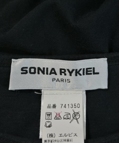 SONIA RYKIEL（ソニアリキエル）Tシャツ・カットソー 黒 サイズ:31(XL位) レディース/2200605567047