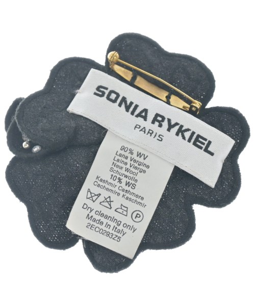 SONIA RYKIEL（ソニアリキエル）ブローチ・コサージュ 黒 サイズ:- レディース/2200616332337