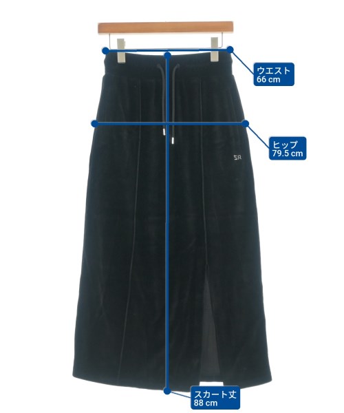 SONIA RYKIEL（ソニアリキエル）ロング・マキシ丈スカート 紺 サイズ:S レディース/2200694218011