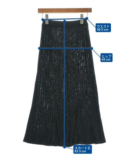 SONIA RYKIEL（ソニアリキエル）ロング・マキシ丈スカート 黒 サイズ:40(M位) レディース/2200649347049