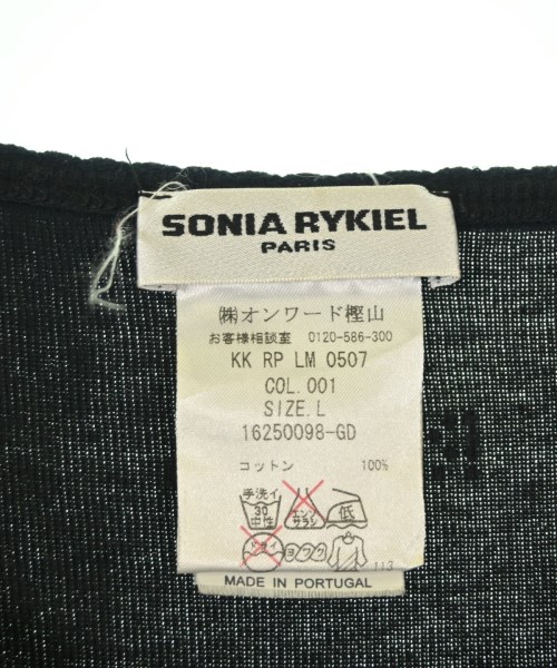 SONIA RYKIEL（ソニアリキエル）Tシャツ・カットソー 黒 サイズ:L レディース/2200702519437