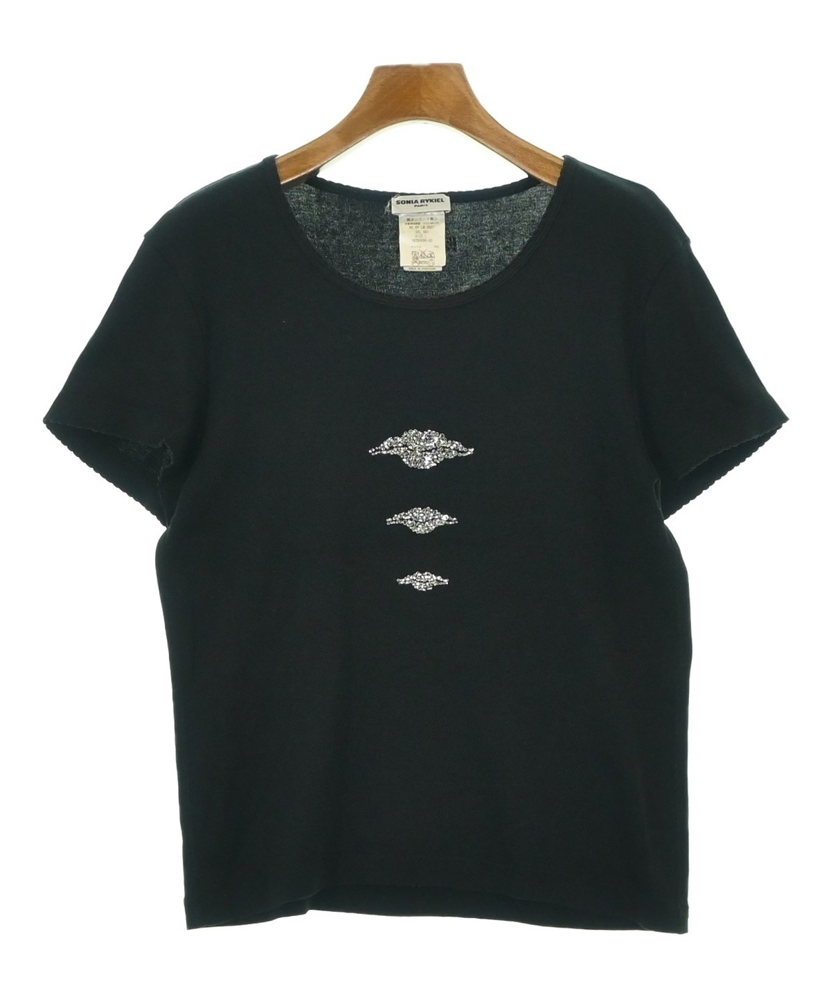 SONIA RYKIEL（ソニアリキエル）Tシャツ・カットソー 黒 サイズ:L 