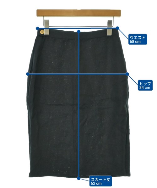 SONIA RYKIEL（ソニアリキエル）ひざ丈スカート 黒 サイズ:40(M位) レディース/2200667446038