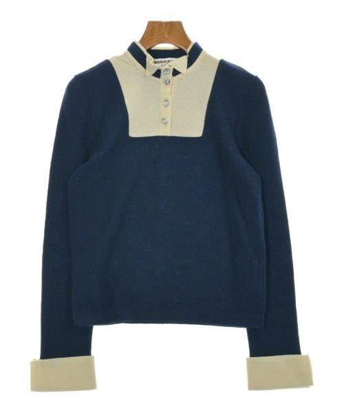 SONIA RYKIEL(ソニアリキエル)ニット・セーター 紺 サイズ:38(S位)/2200665389160