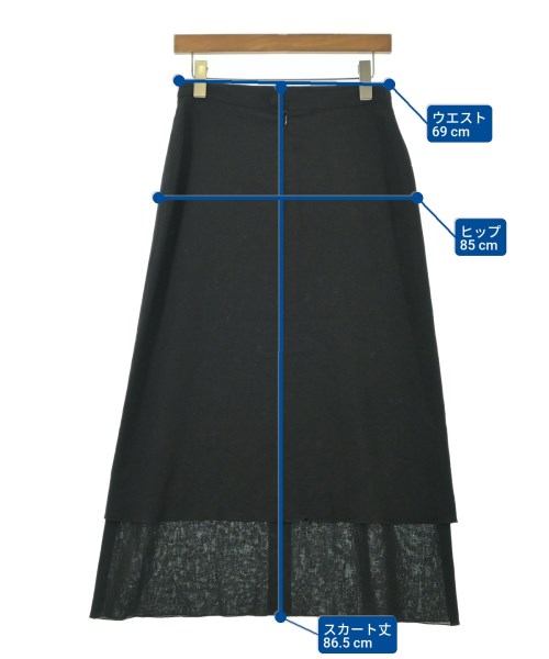 SONIA RYKIEL（ソニアリキエル）ロング・マキシ丈スカート 黒 サイズ:40(M位) レディース/2200682468039