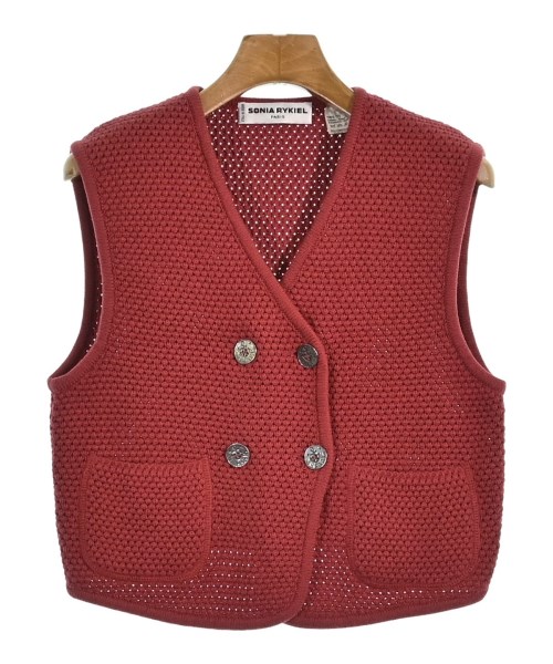 SONIA RYKIEL(ソニアリキエル)ベスト/ノースリーブ 赤 サイズ:38(S位)/2200682954020