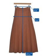 SONIA RYKIEL（ソニアリキエル）ロング・マキシ丈スカート オレンジ サイズ:38(S位) レディース/2200692584026