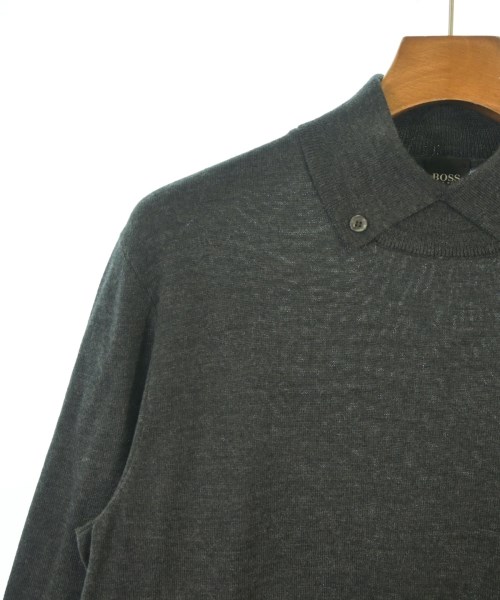 HUGO BOSS（ヒューゴボス）ニット・セーター グレー サイズ:M メンズ/2200635388193