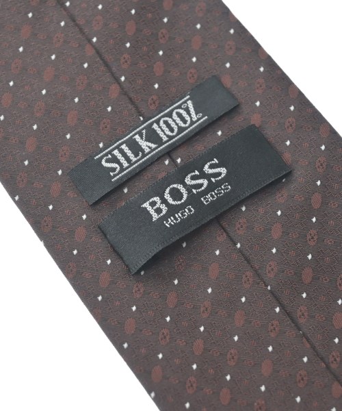 HUGO BOSS（ヒューゴボス）ネクタイ 茶 サイズ:- メンズ/2200643958111