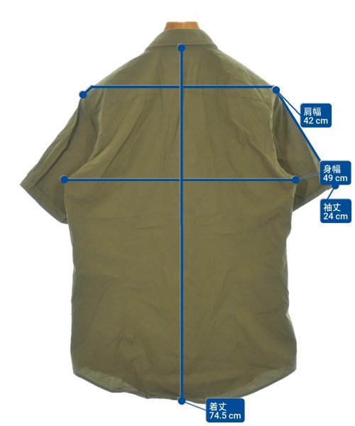 HUGO BOSS（ヒューゴボス）カジュアルシャツ カーキ サイズ:M メンズ/2200622106168