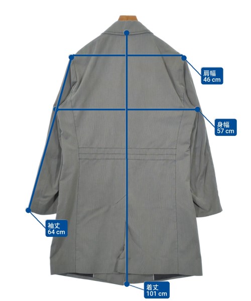 HUGO BOSS（ヒューゴボス）ステンカラーコート グレー サイズ:50(XL位) メンズ/2200623068014