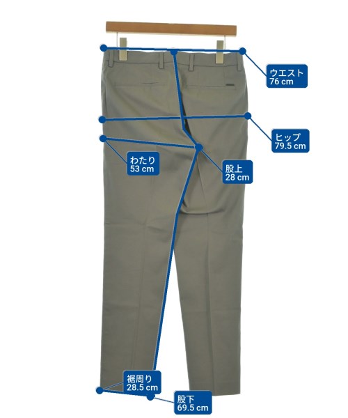 HUGO BOSS（ヒューゴボス）スラックス グレー サイズ:44(S位) メンズ/2200615339030