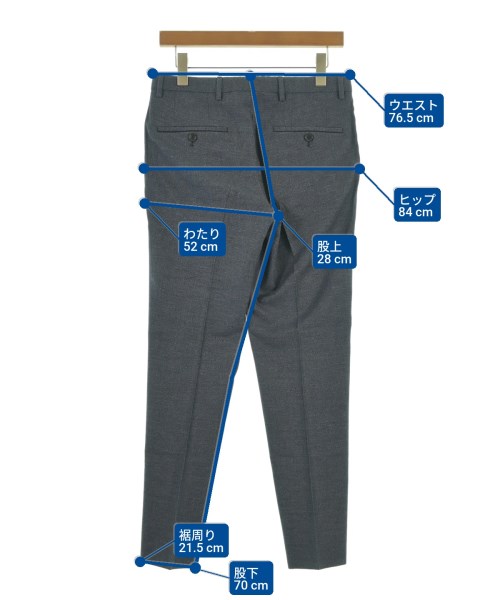 HUGO BOSS（ヒューゴボス）スラックス 青 サイズ:44(S位) メンズ/2200615339054