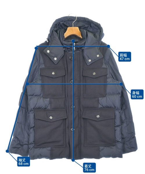 HUGO BOSS（ヒューゴボス）ダウンジャケット/ダウンベスト 紺 サイズ:48(L位) メンズ/2200630127018