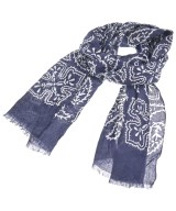 HUGO BOSS（ヒューゴボス）ストール 紺 サイズ:- メンズ/2200631716174