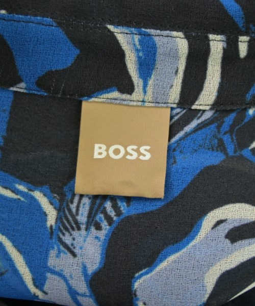 HUGO BOSS（ヒューゴボス）シャツワンピース 青 サイズ:38(S位) レディース/2200675138079