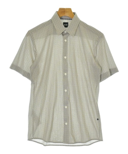 HUGO BOSS(ヒューゴボス)カジュアルシャツ 茶 サイズ:S/2200671652081