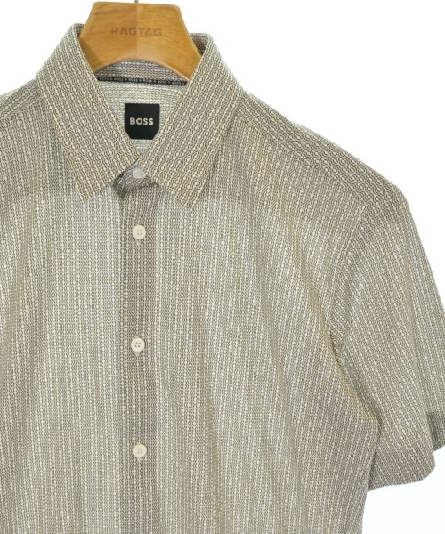 HUGO BOSS（ヒューゴボス）カジュアルシャツ 茶 サイズ:S メンズ/2200671652081